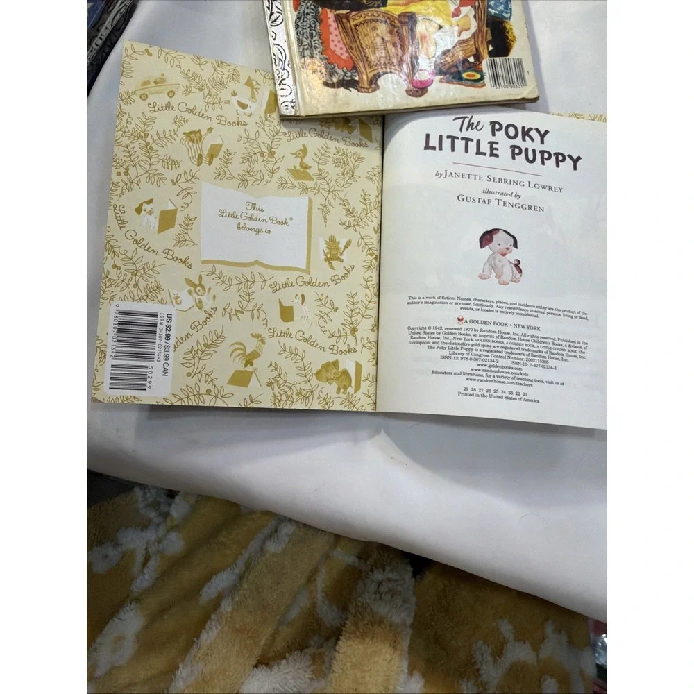 The Poky‎ Little Puppy ~ Vintage 1970 Children's Little Golden Book